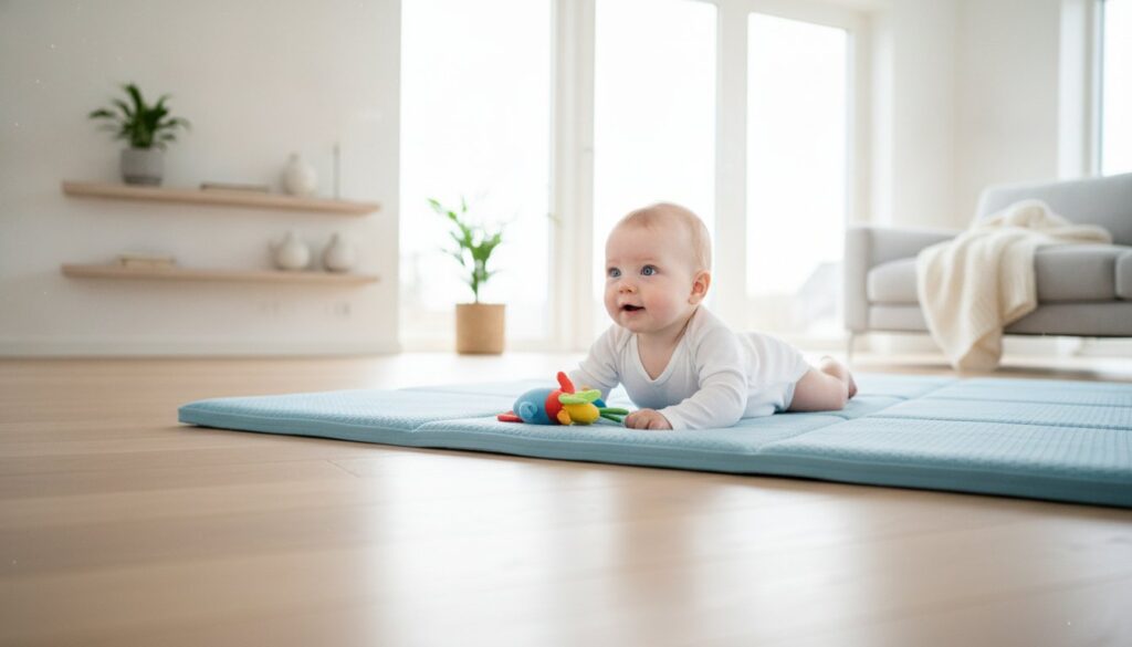 Kravletæppe baby: Den komplette guide til tryg leg og motorisk udvikling (2026)