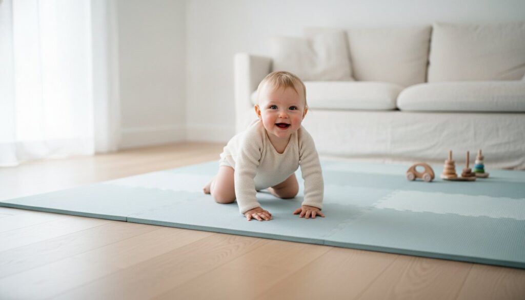 Kravletæppe med memory foam: Den ultimative guide til tryg leg og motorisk udvikling