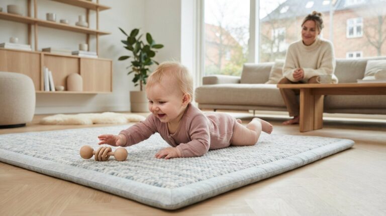 Gulvtæppe til baby: Guide til det bedste underlag for leg og udvikling