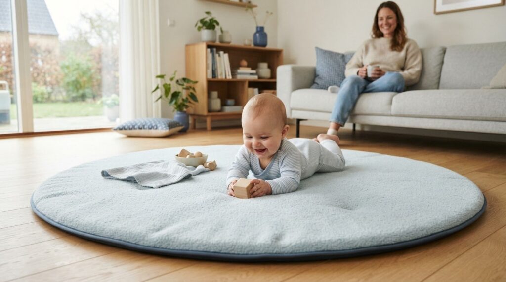 Minimalistisk legetæppe: Sådan vælger du et roligt og praktisk underlag