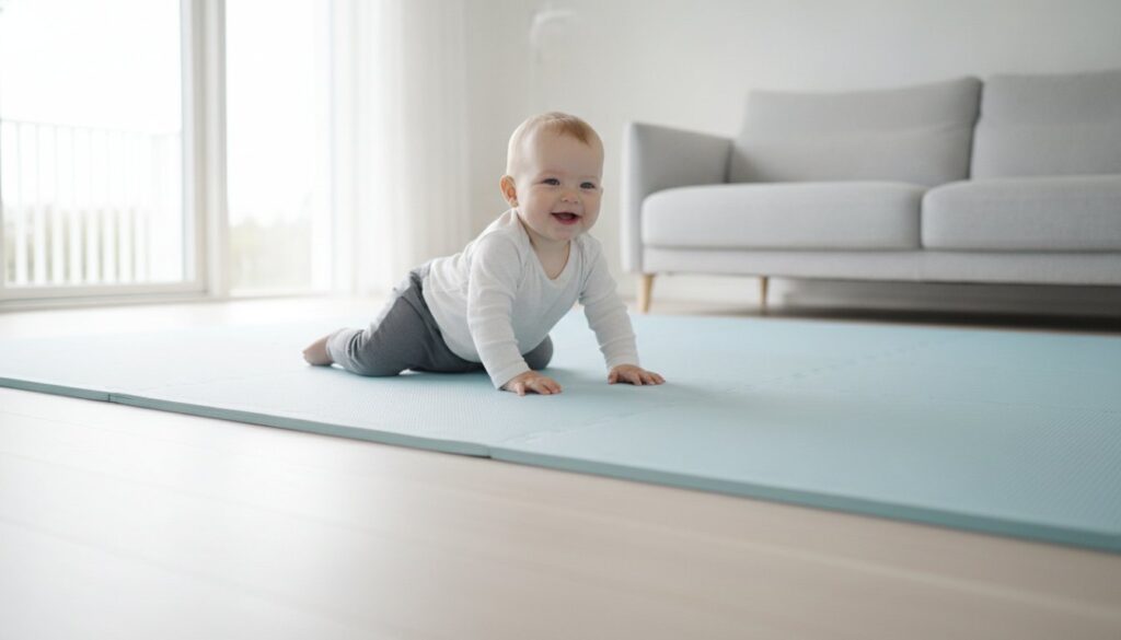 Skridsikkert underlag til baby: Skab et sikkert legeområde