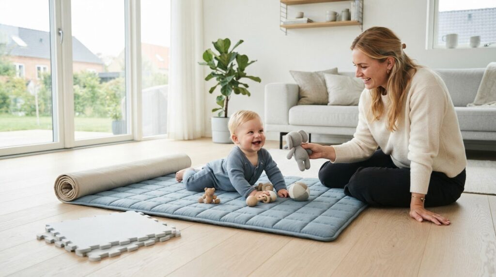 Alternativ til skumgulv-puslespil: Sammenlign bløde underlag til baby
