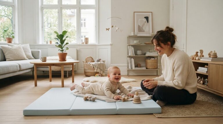 Baby tumleplads: Sådan indretter du et hyggeligt legeområde derhjemme
