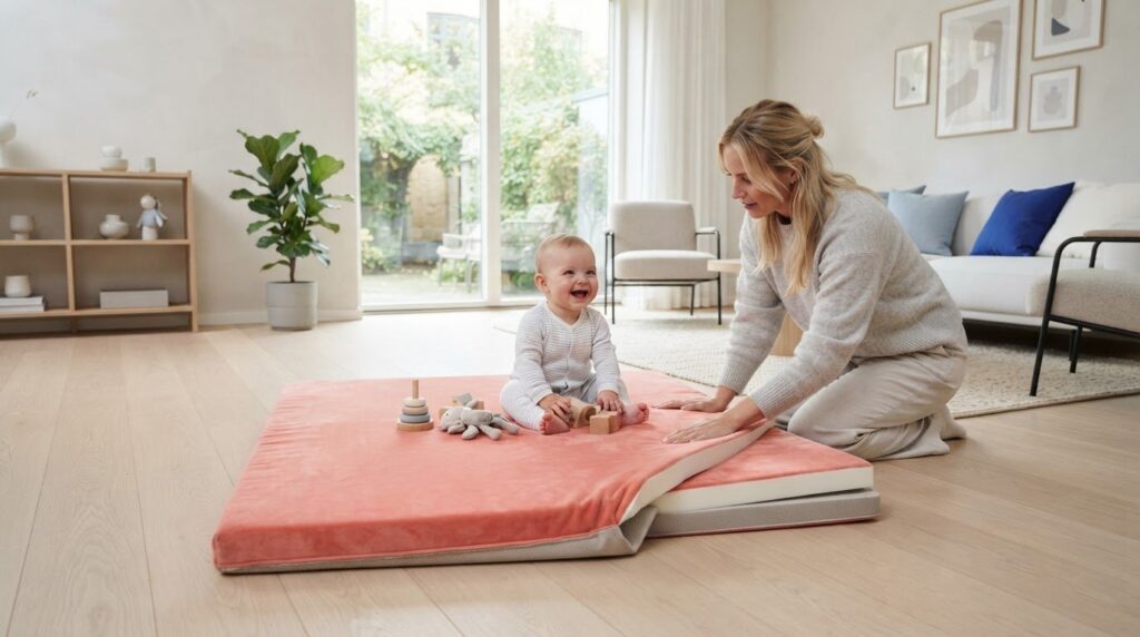 Babytæppe test 2026: Sådan vurderer du et trygt og behageligt legetæppe